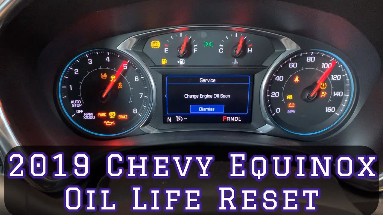 How do I Reset my Chevy Equinox oil life?