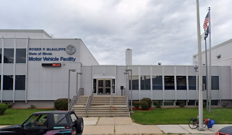 How do I get a public vehicle advertising permit in Chicago?