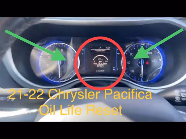 How do I Reset my Chrysler Pacifica oil light?