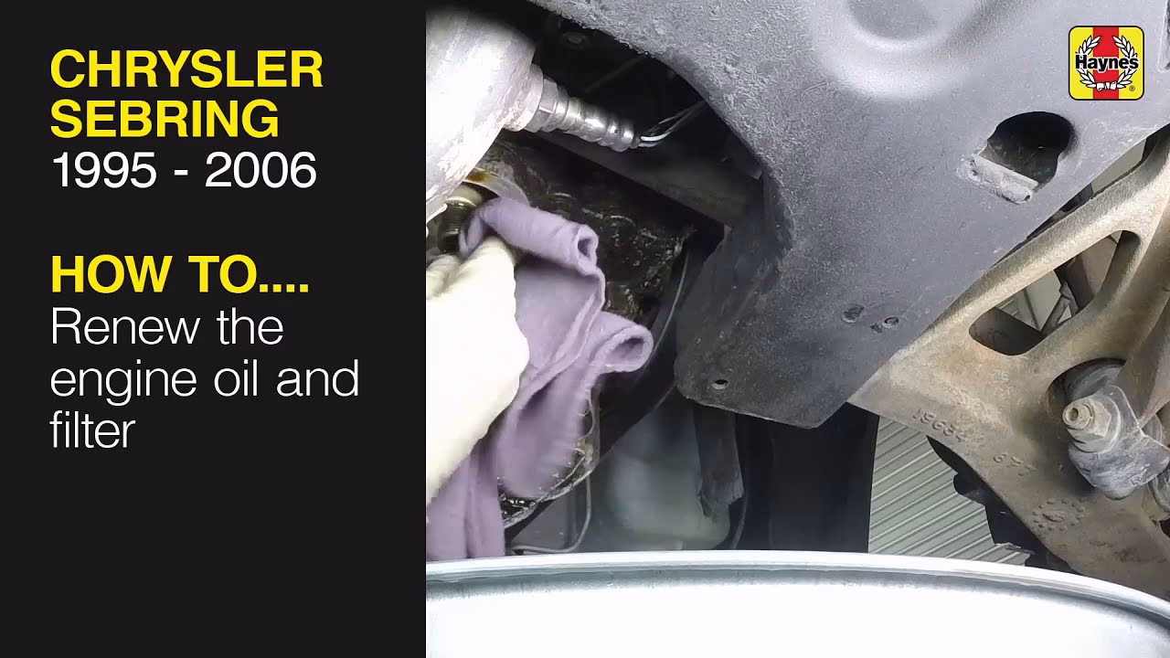 How much oil does a 1996 Chrysler Sebring use?