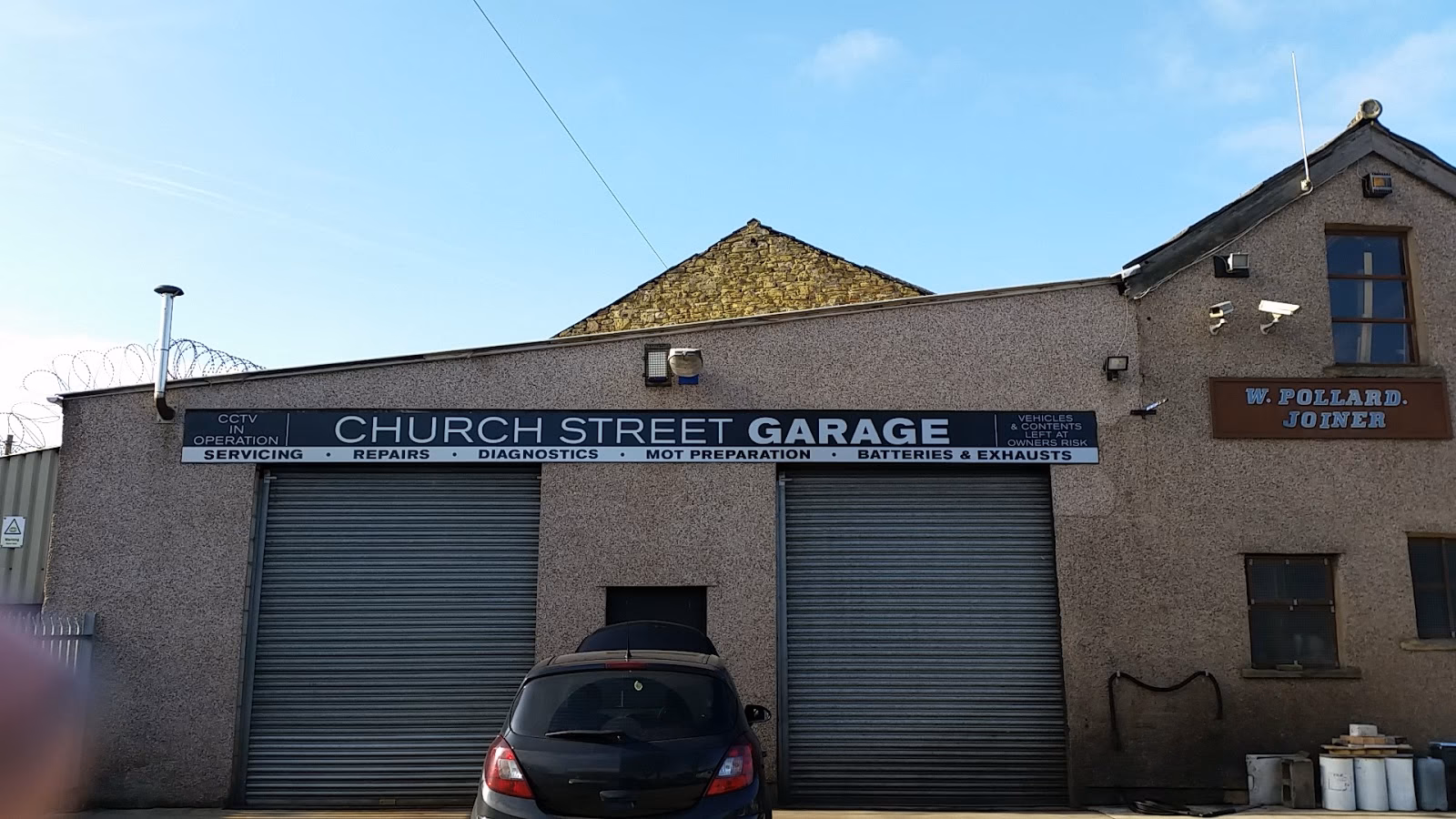 Where is church garage MOT Ltd?