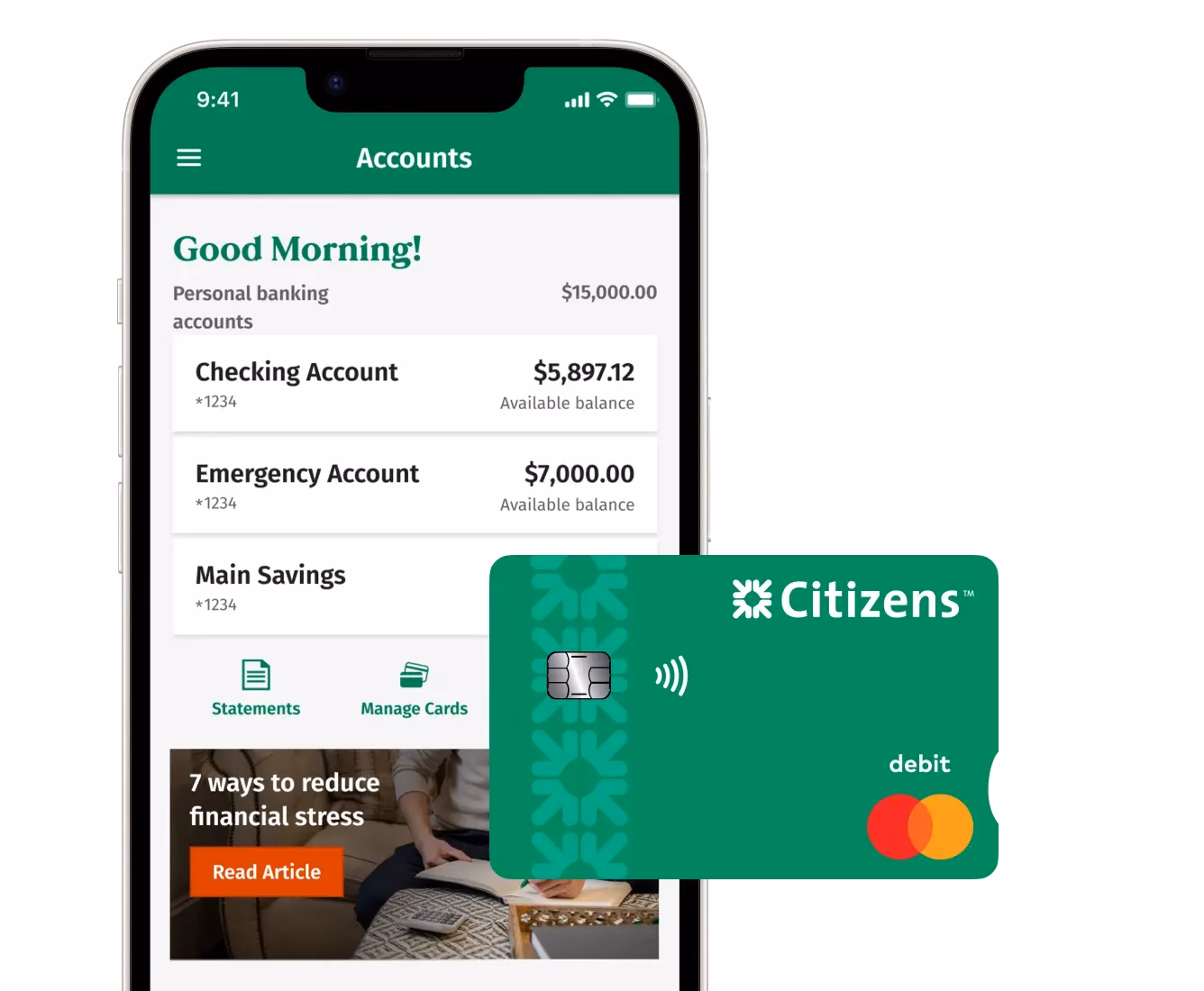 How do I contact Citizens Bank customer service?