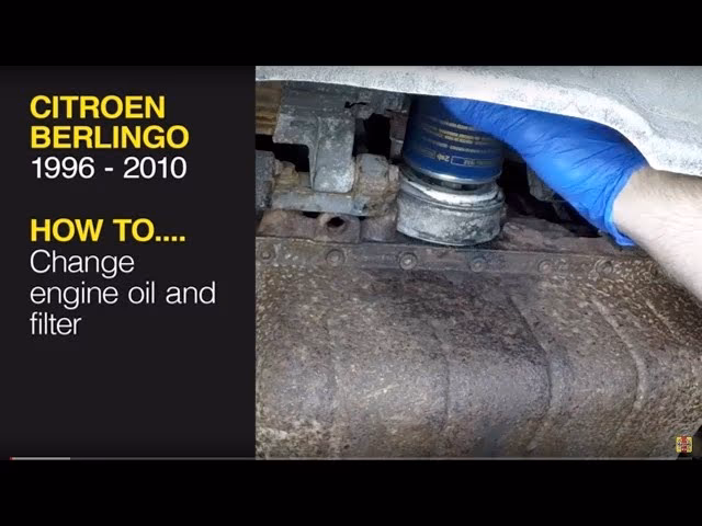 How do I change the oil on my 2003 Citroen Berlingo Multispace?