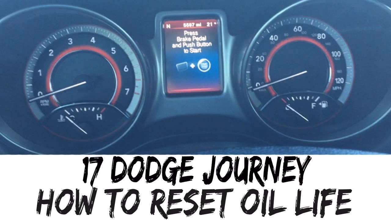 What does the oil change due light on a Dodge Journey mean?