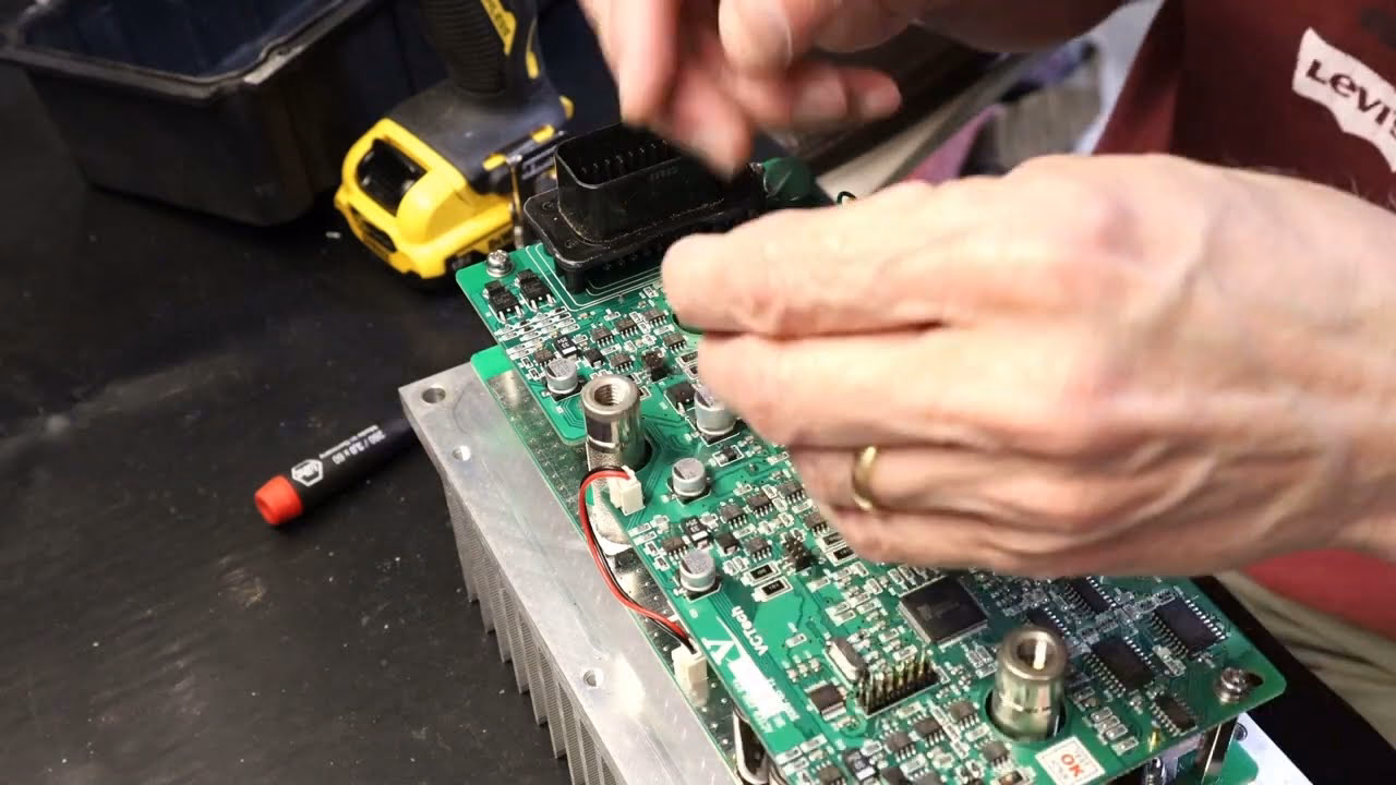 Where is the Club Car controller located?