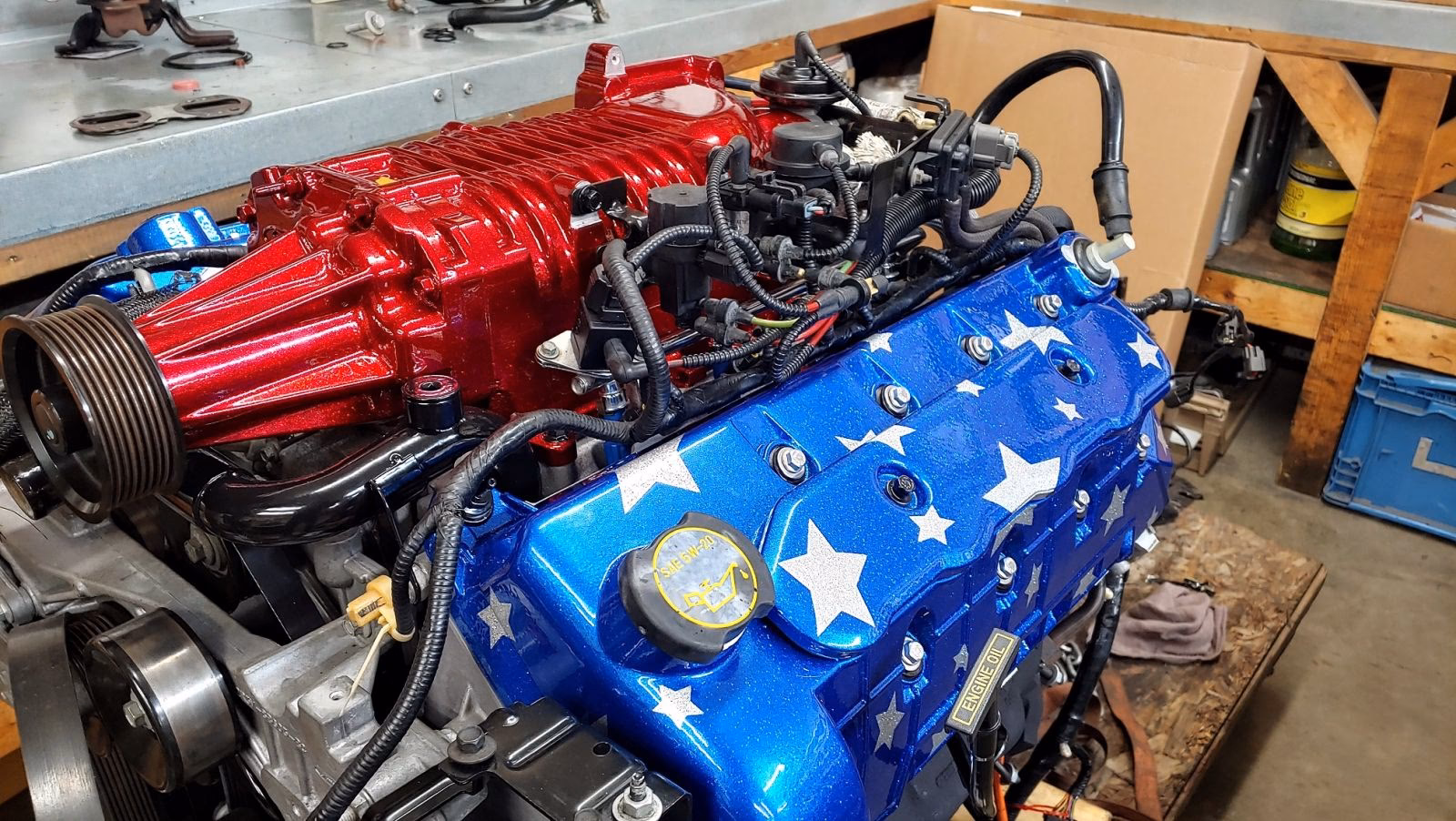 What kind of engine does the Terminator have?