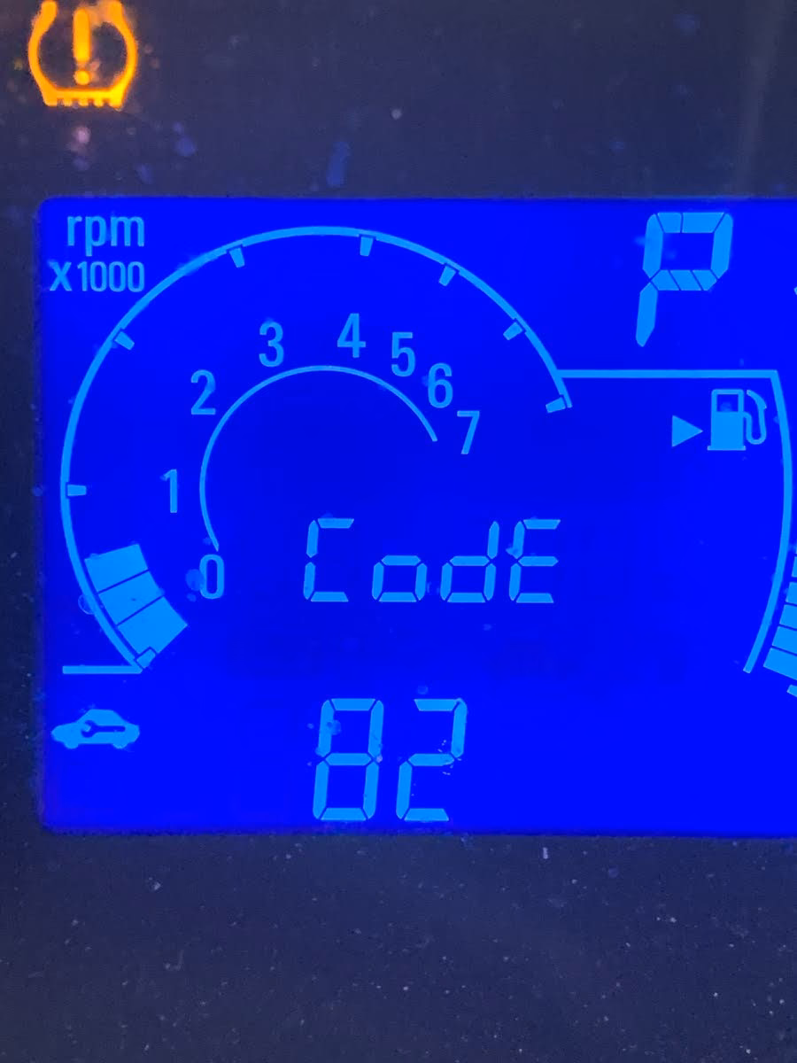 What is code 82 Chevy Spark & Sonic?