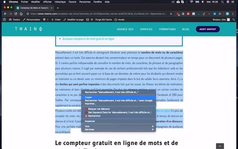 Quelle est la taille d'une page dans Word ?
