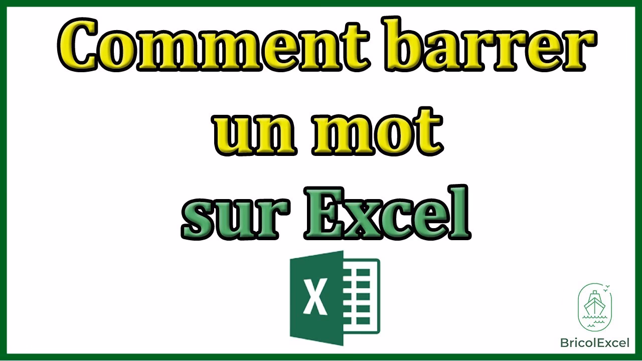 Comment rayer des données ou du texte dans une feuille de calcul Excel ?