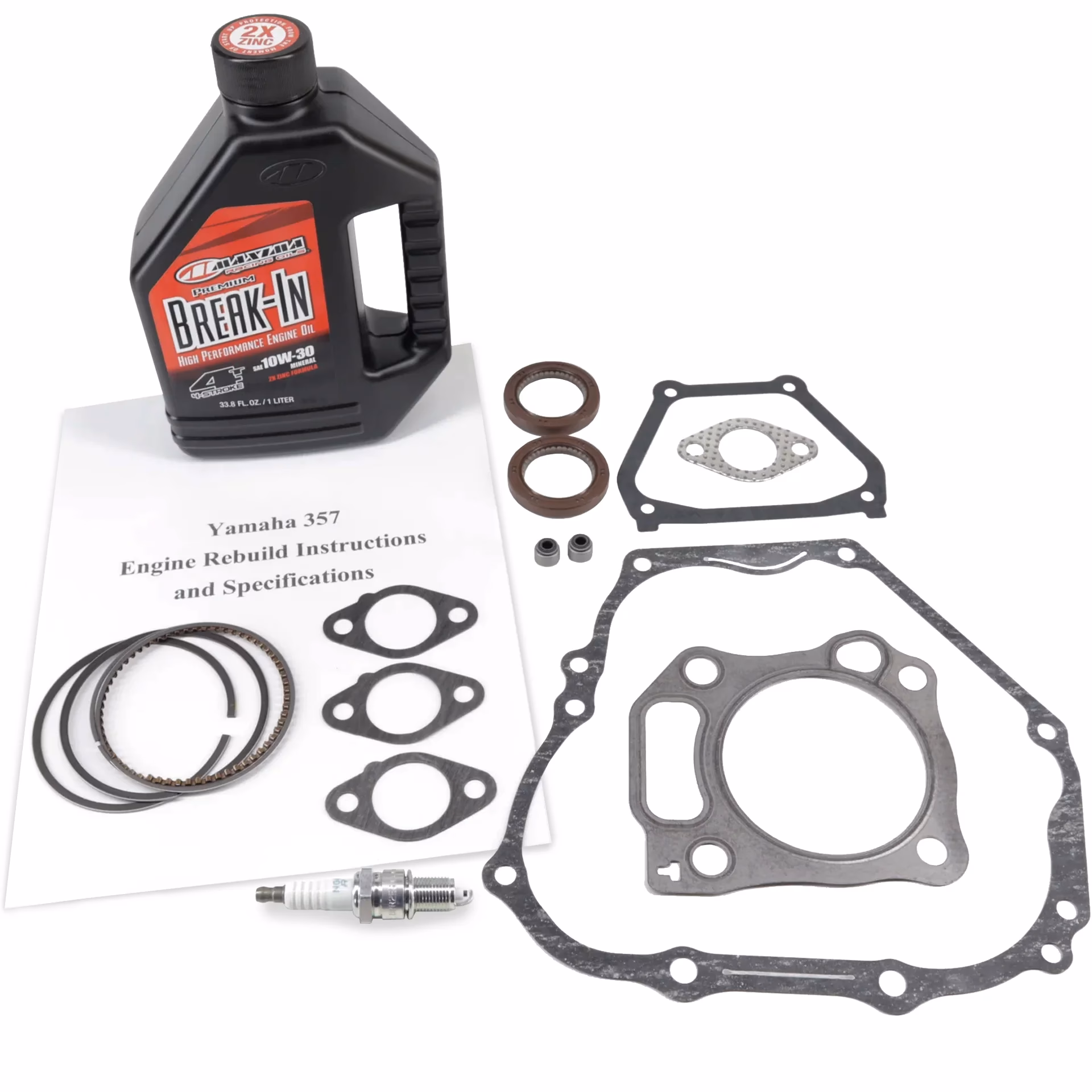What is included in a Yamaha engine rebuild kit?