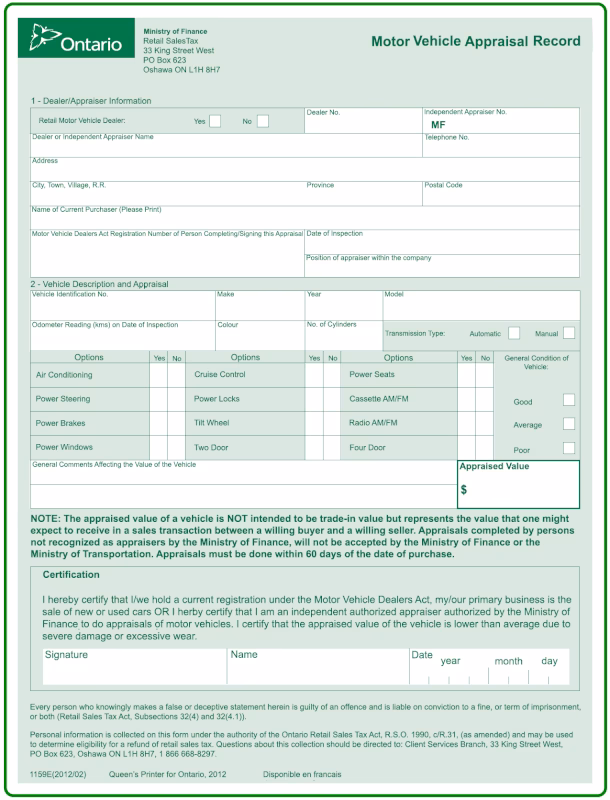 Why do you need a vehicle assessment?