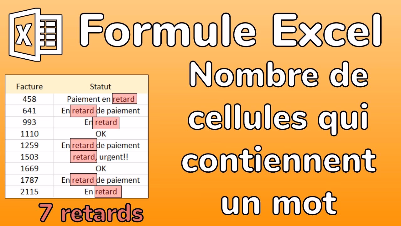 Comment compter le nombre de mots dans une cellule Excel ?