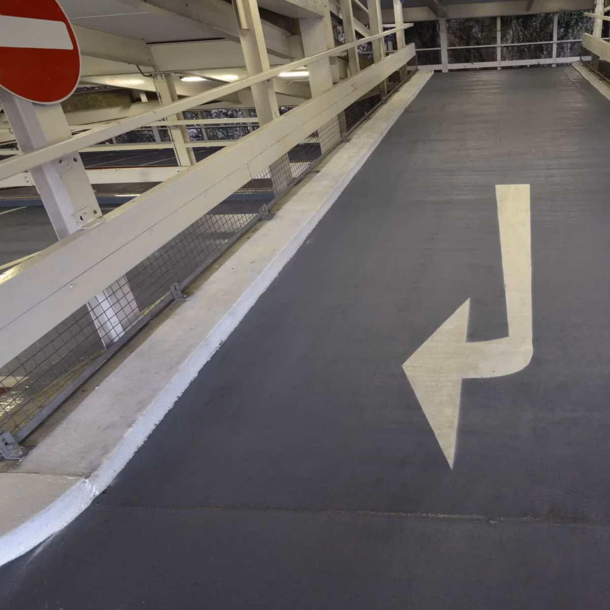 Why do car parks corrode concrete?