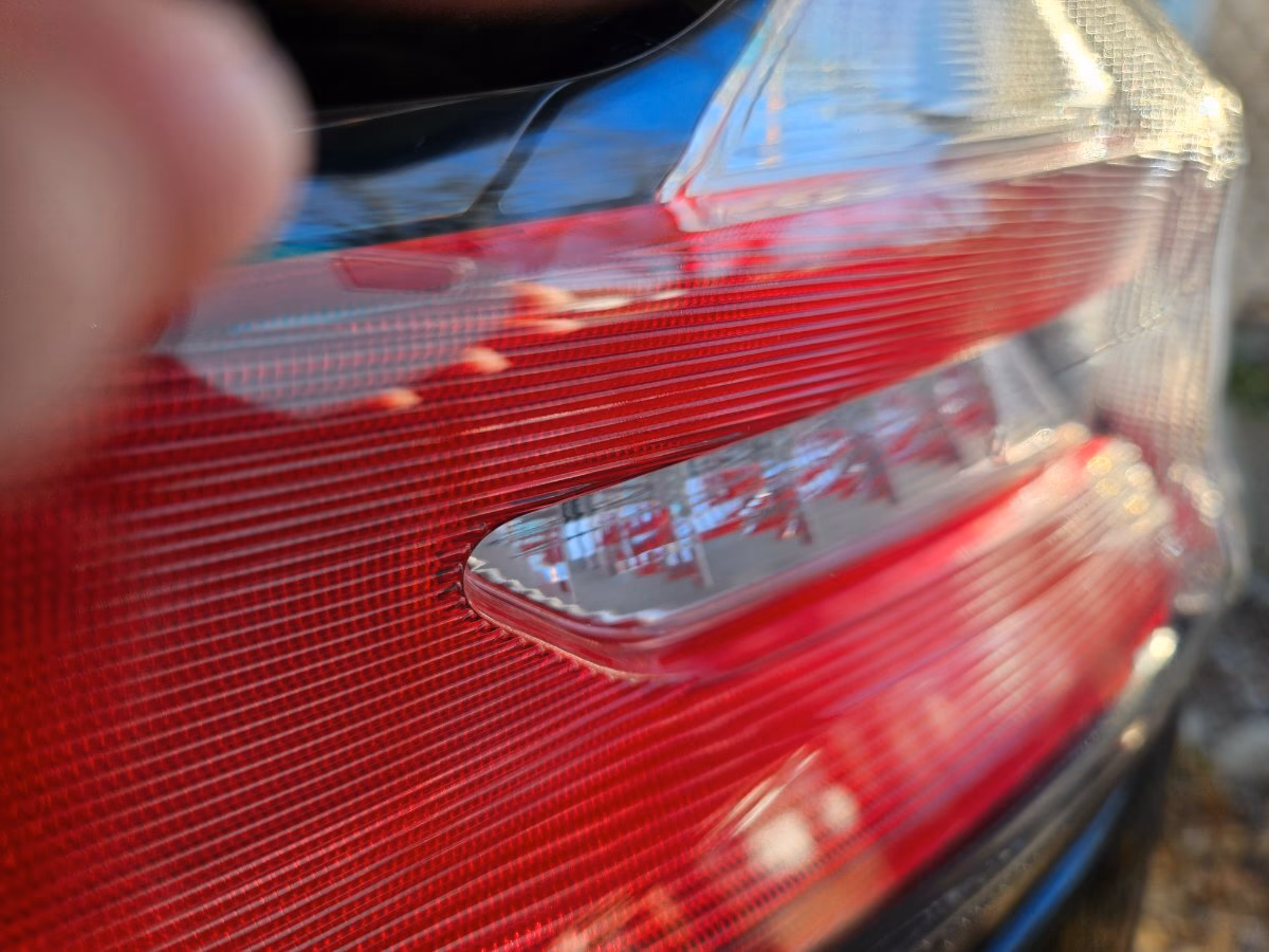 What happens if a tail light is not sealed?