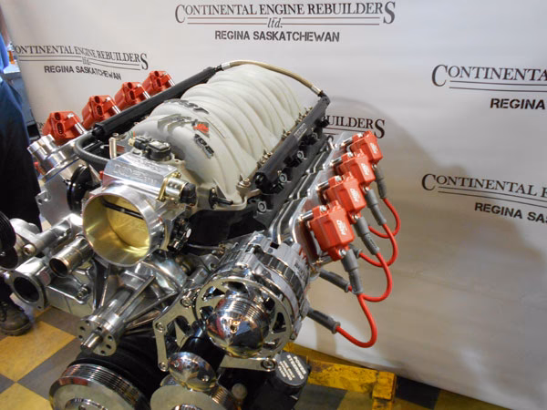 How much horsepower does a continental 360 have?