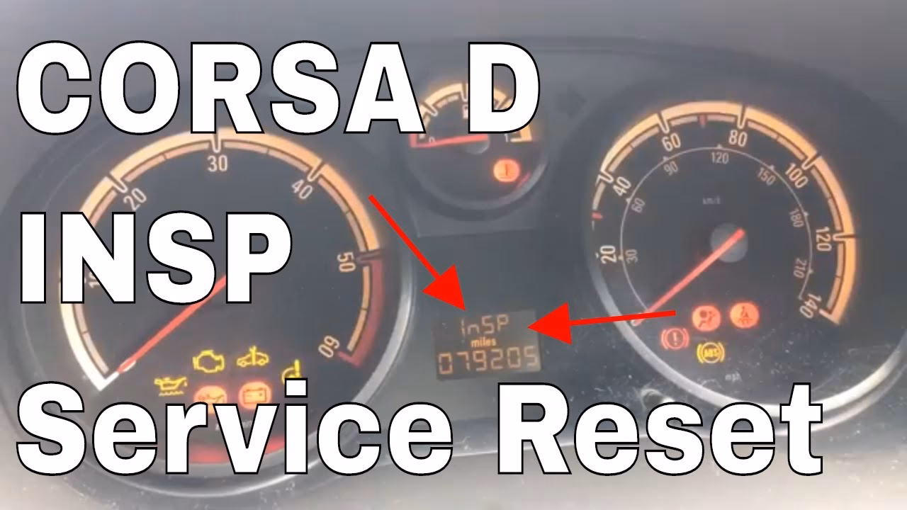 How to reset service light Opel Corsa C?