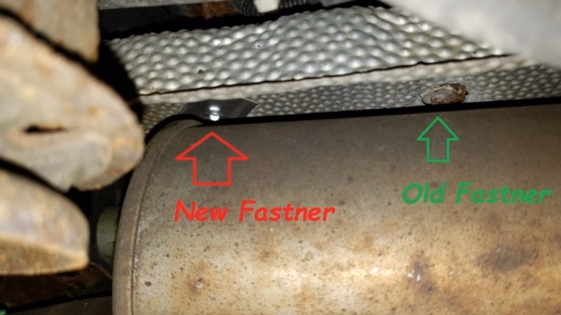 Can a mechanic replace a heat shield?