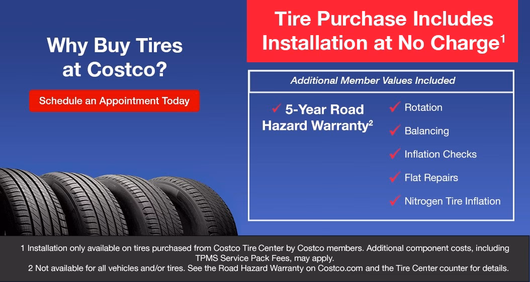 Do Costco tires need to be rotated?