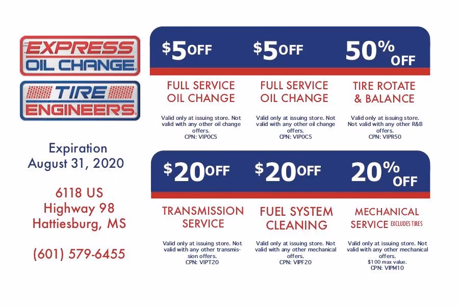 How do I use a Express Oil Change & Tire Engineers email discount code?