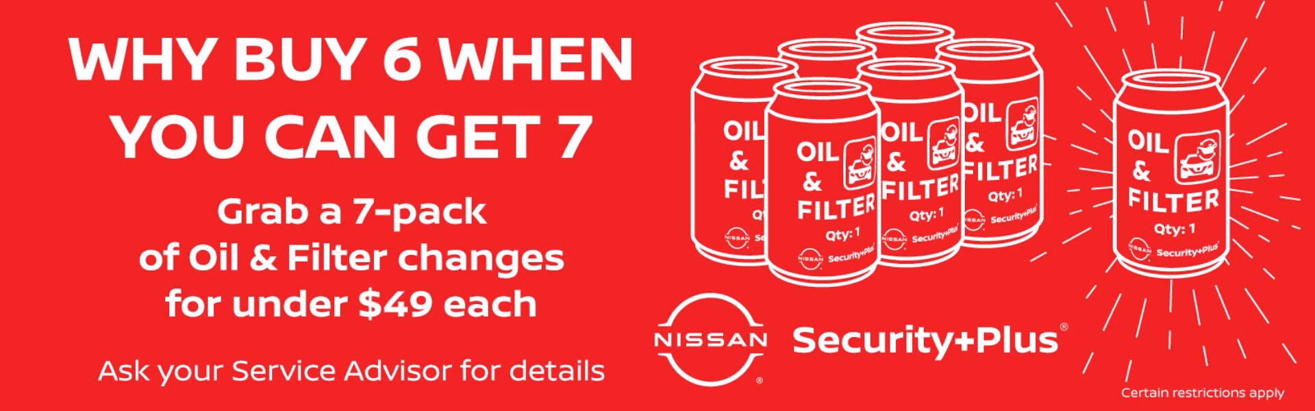 Does Courtesy Nissan offer oil changes?
