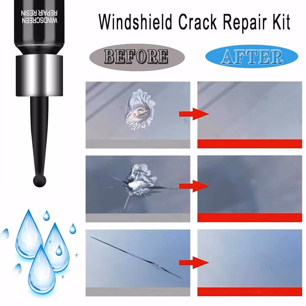 How do you fix a cracked glass window?