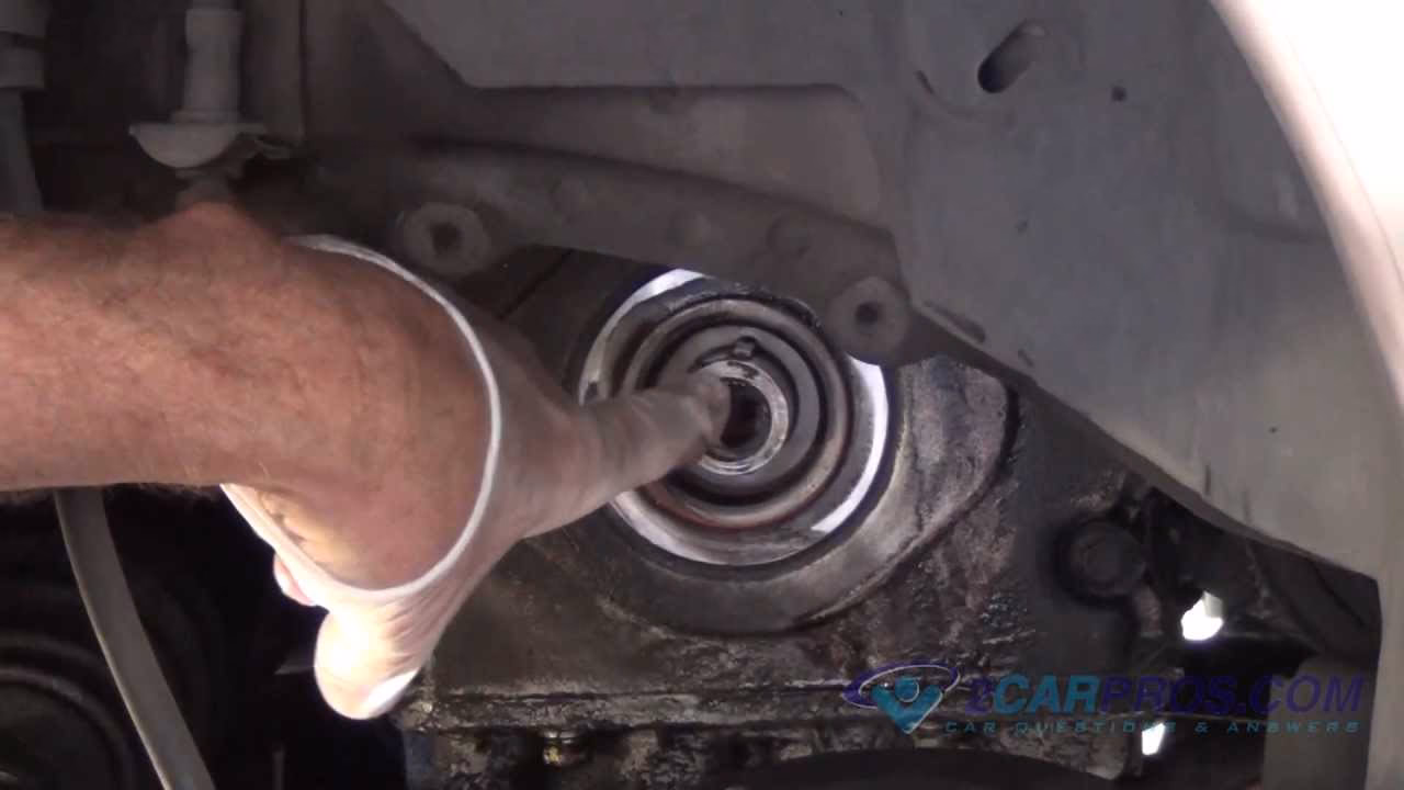 How do I install a new crankshaft oil seal?