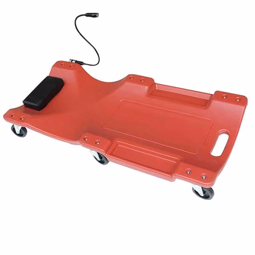 Do you need a creeper to inspect the underside of a car?