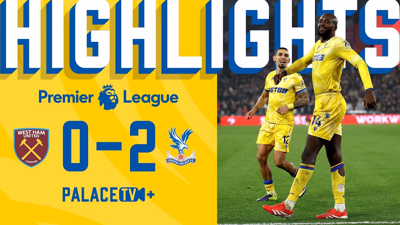 When is West Ham United vs Crystal Palace?