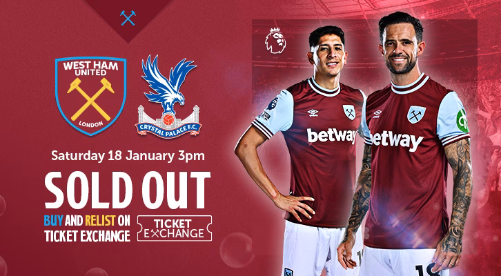 How many times has West Ham United won vs Crystal Palace?