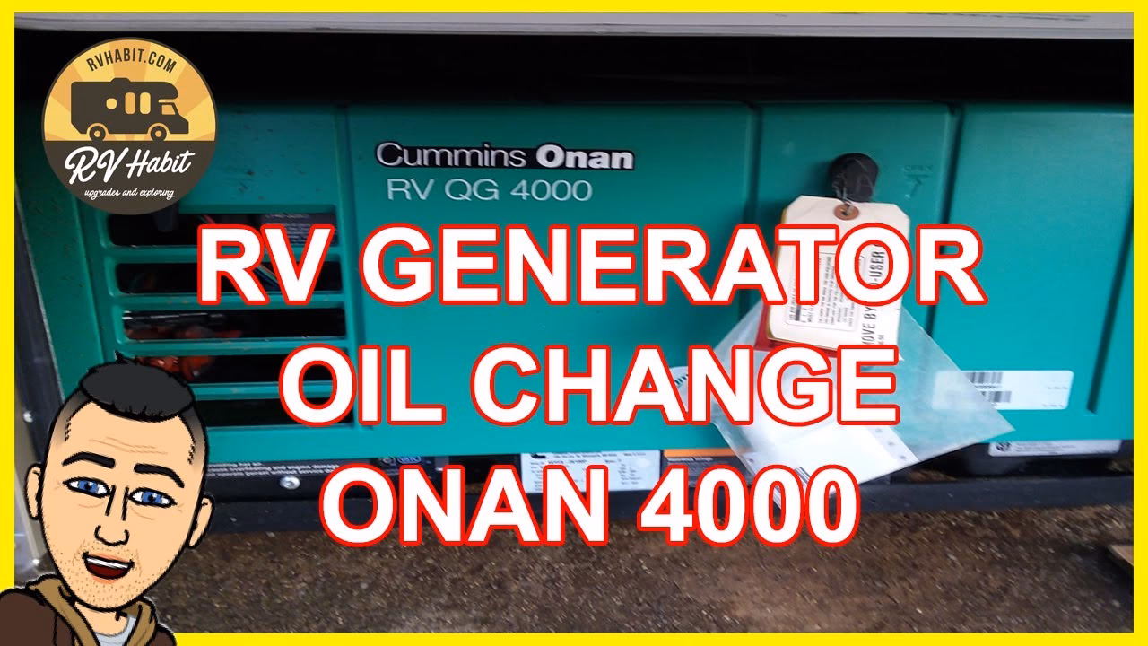 How much oil does a Cummins Onan generator use?