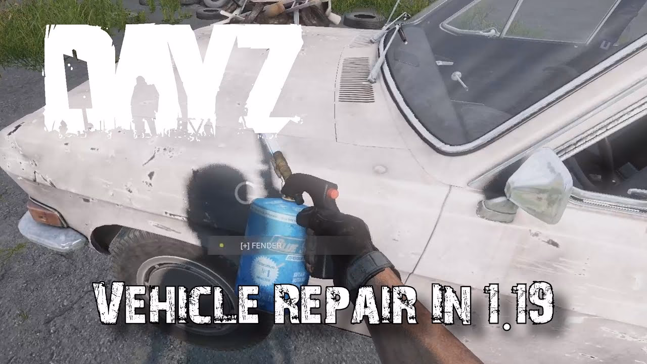 Are there any risks in repairing a car engine in DayZ?