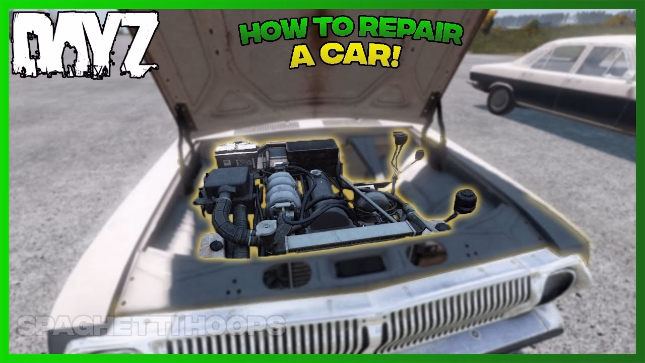 Are there any risks in repairing a car engine in DayZ?