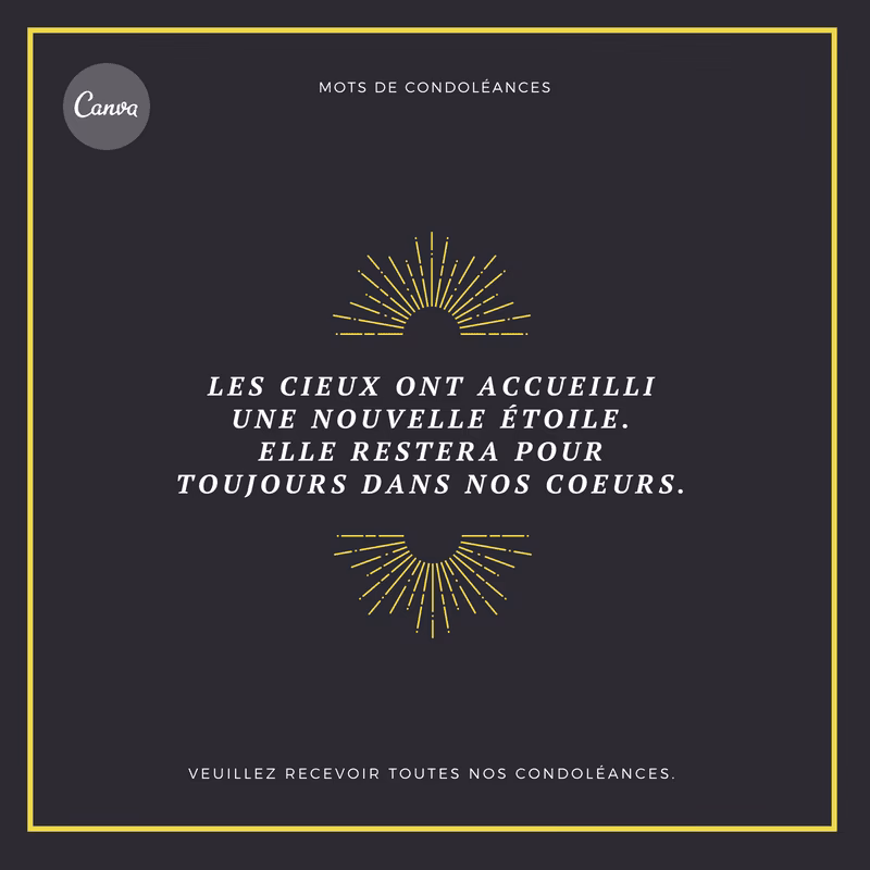 Quelle est là nouvelle du décès de [nom du défunt] ?