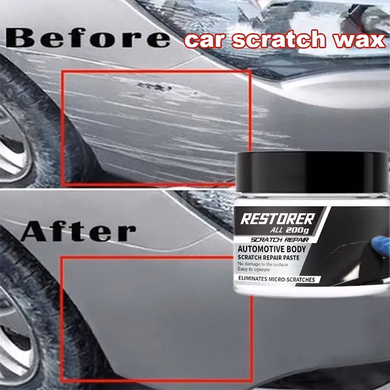 How do you fix scratches on a car?
