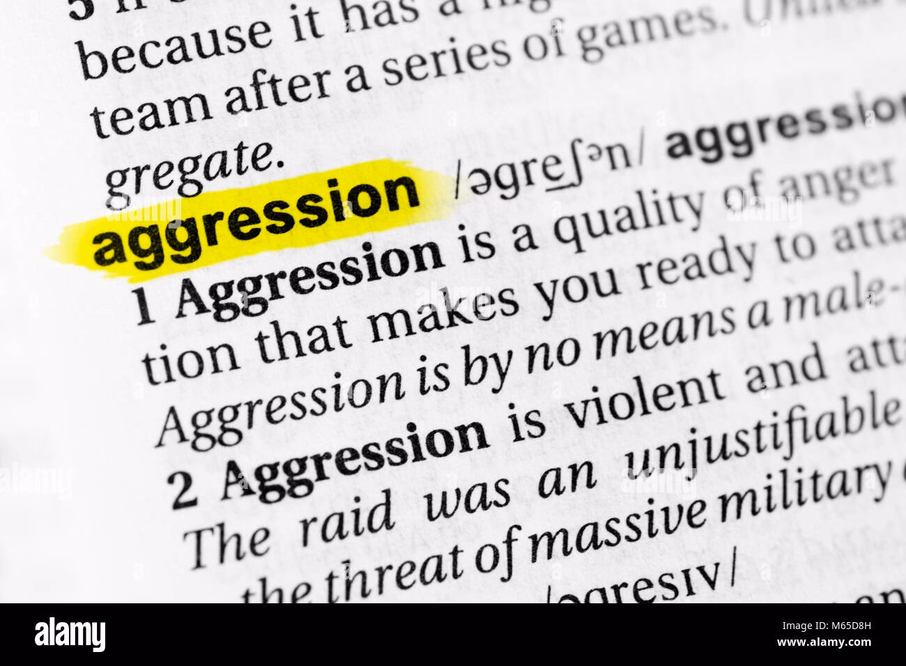 C'est quoi l'agression ?
