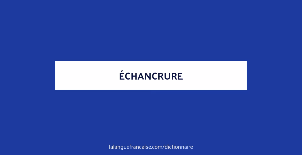 Qu'est-ce que les citations sur échancrure ?