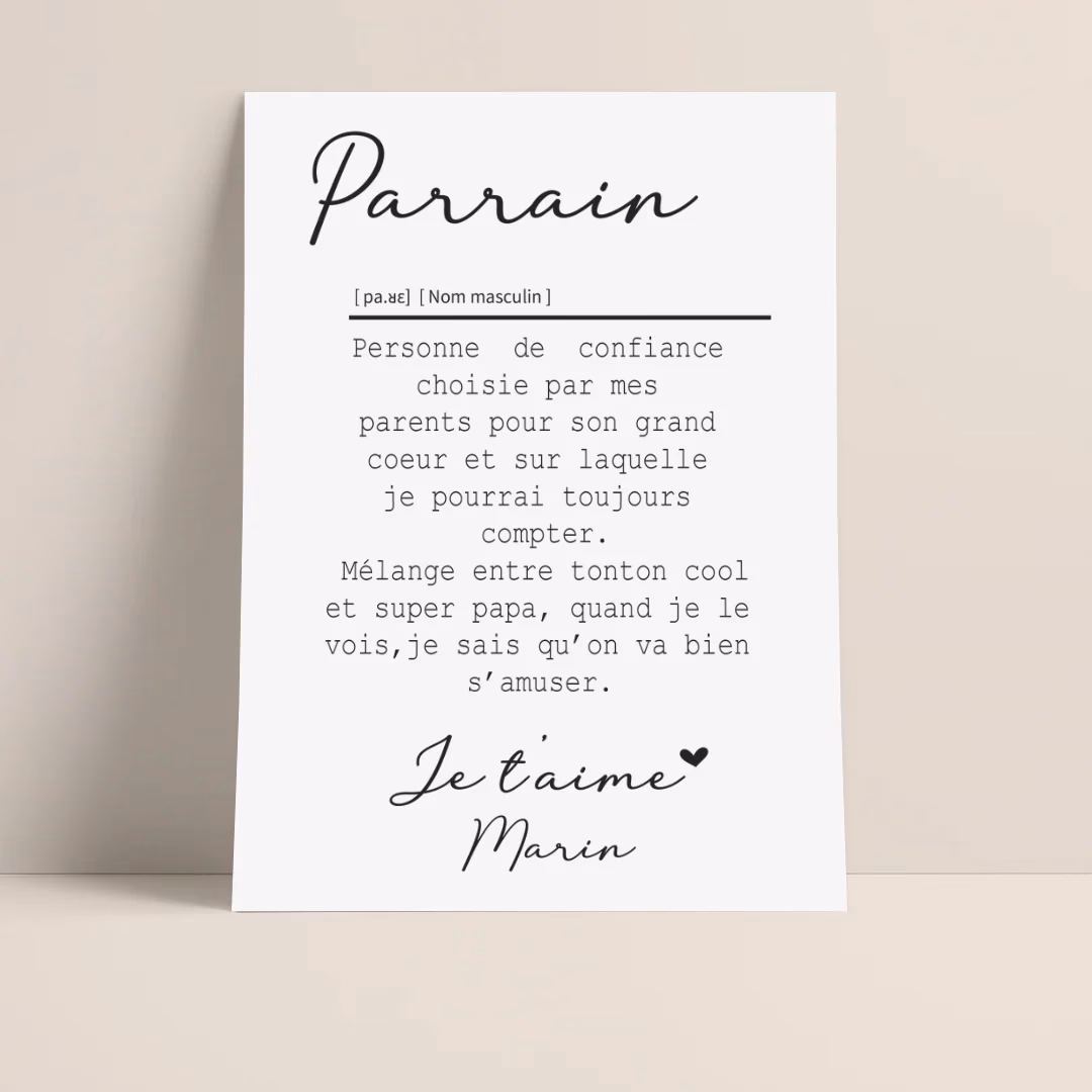 Pourquoi faire appel à un parrain ?