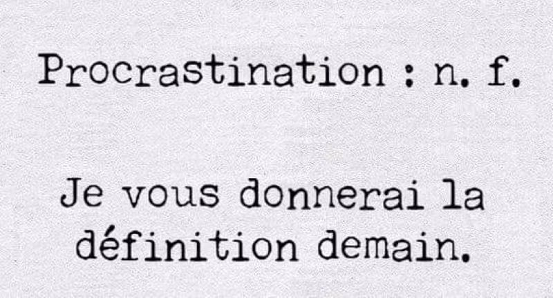 Qu'est-ce que la procrastination ?