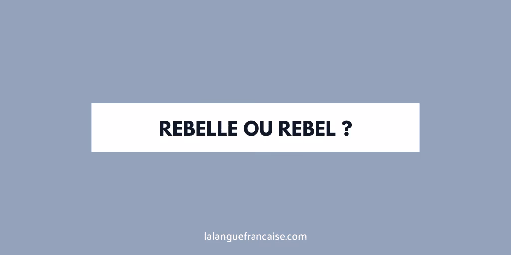 Qui se rebelle contre tout ?