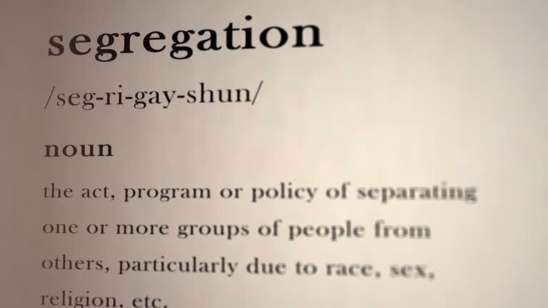 Quelle est la définition de ségrégation ?