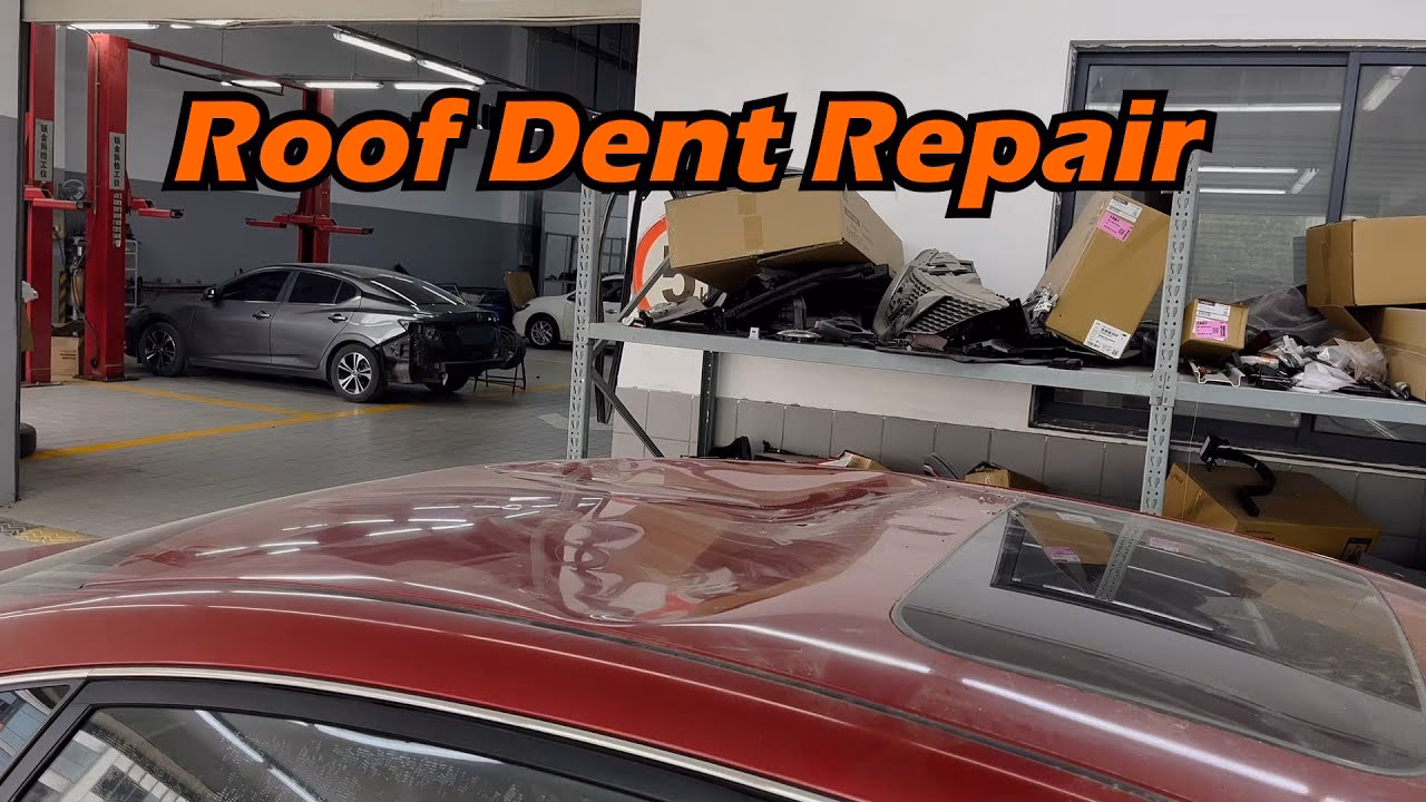 Can a paintless dent repair be done on a roof?