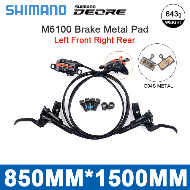 Where to buy Shimano br-m6100/bl Deore hydraulic disc brake kit?