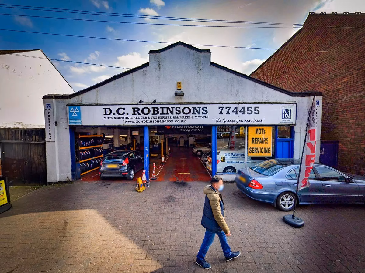 How do I enquire about a garage service in Derby?