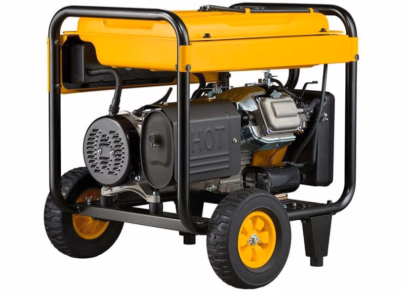 How do you lubricate a generator?