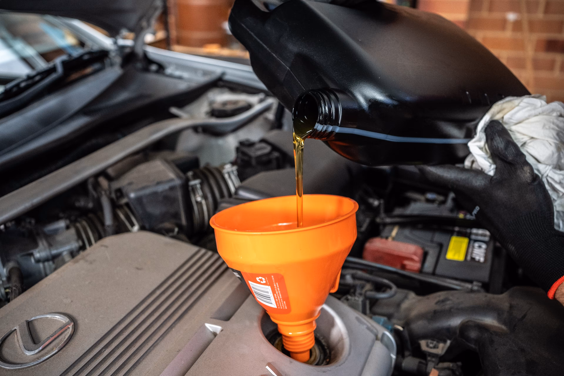 How often should a diesel engine air filter be changed?