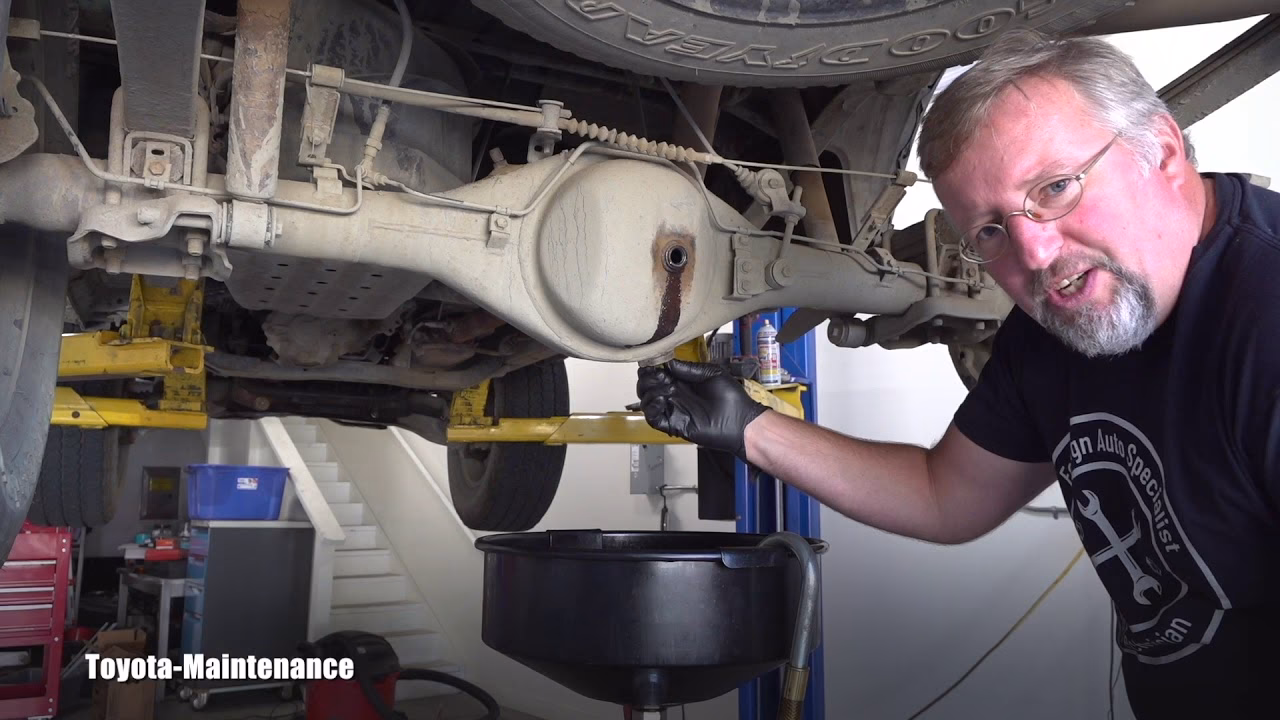 How often should a Toyota Tacoma differential fluid be changed?