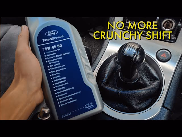 Does low engine oil cause hard shifting in a manual transmission?
