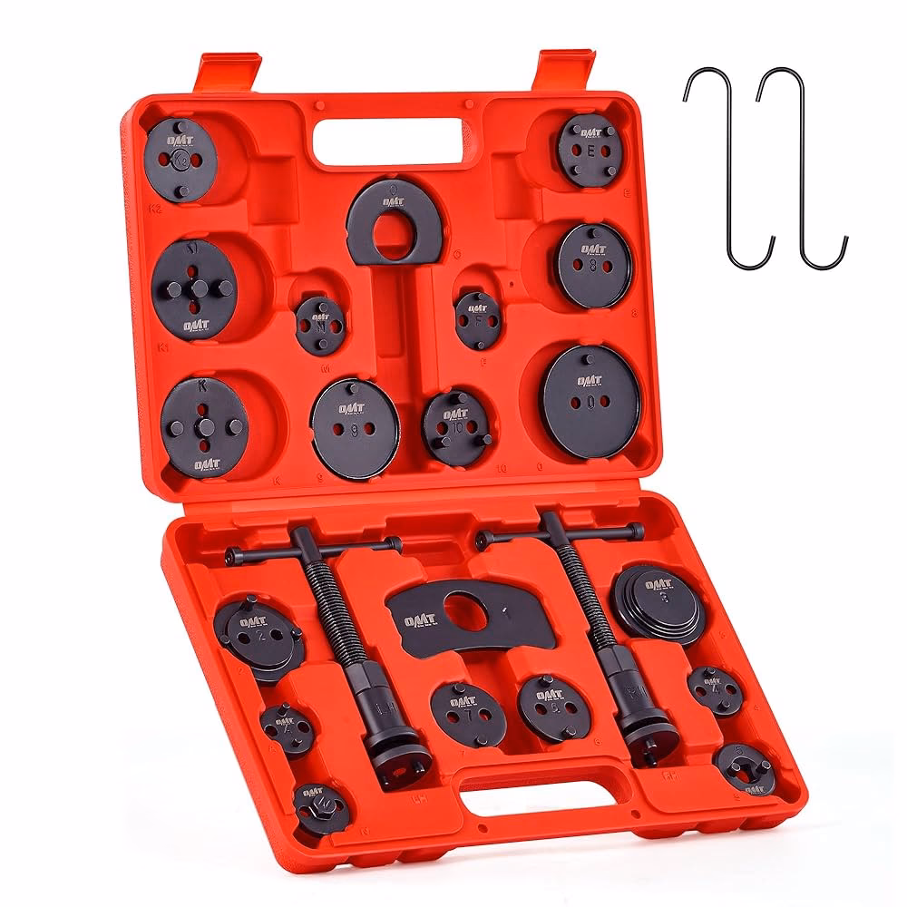 How do you service a brake caliper without damage?