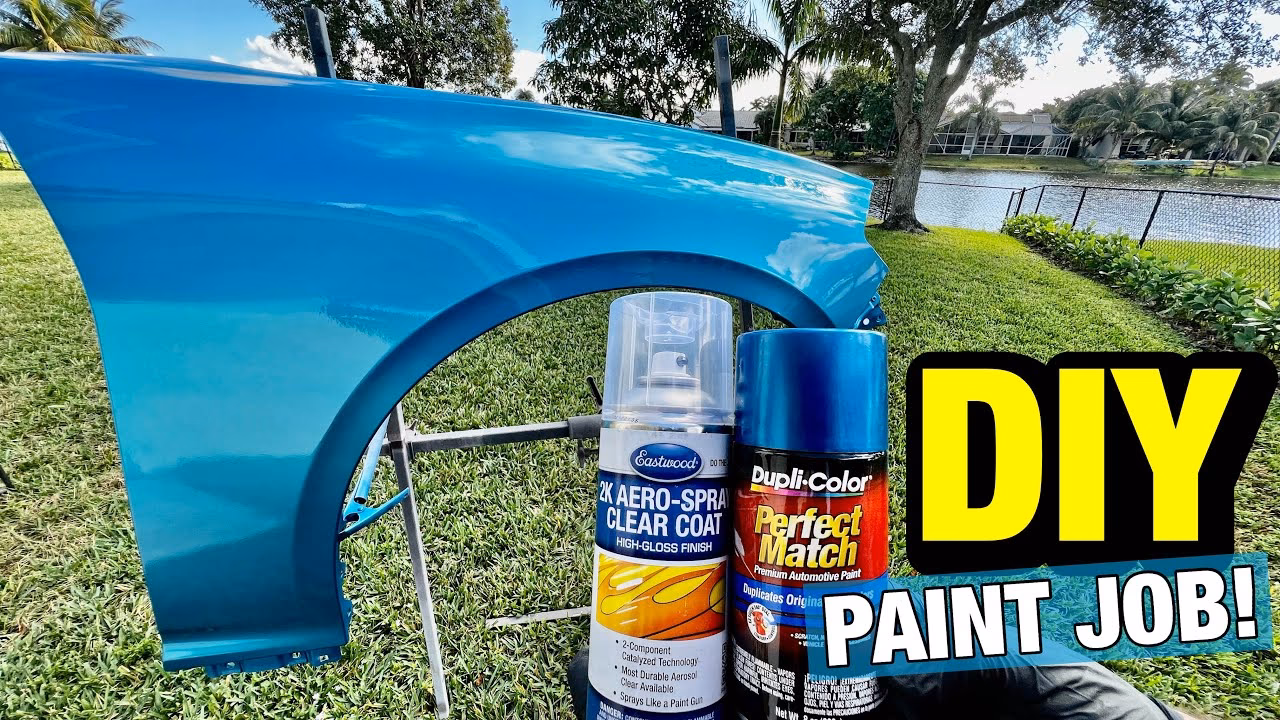 Can you use an aerosol spray can to paint a car?