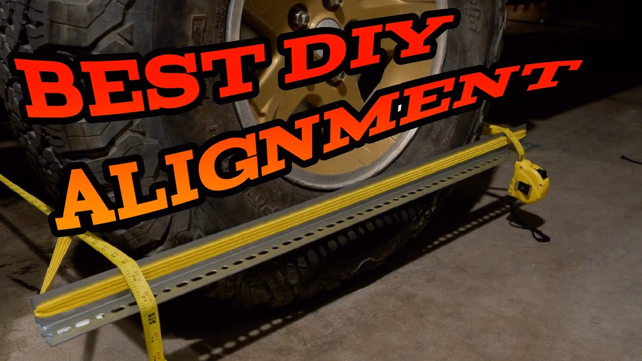 How do you measure a wheel alignment?
